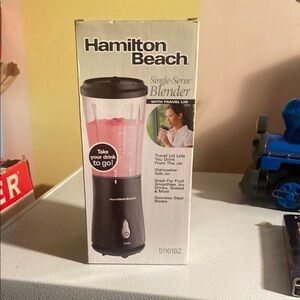 Hamilton Beach Black Single-Serve Blender